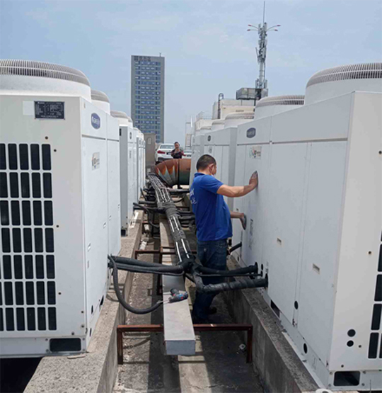 金门中央空调制热和不制冷系统维修方法